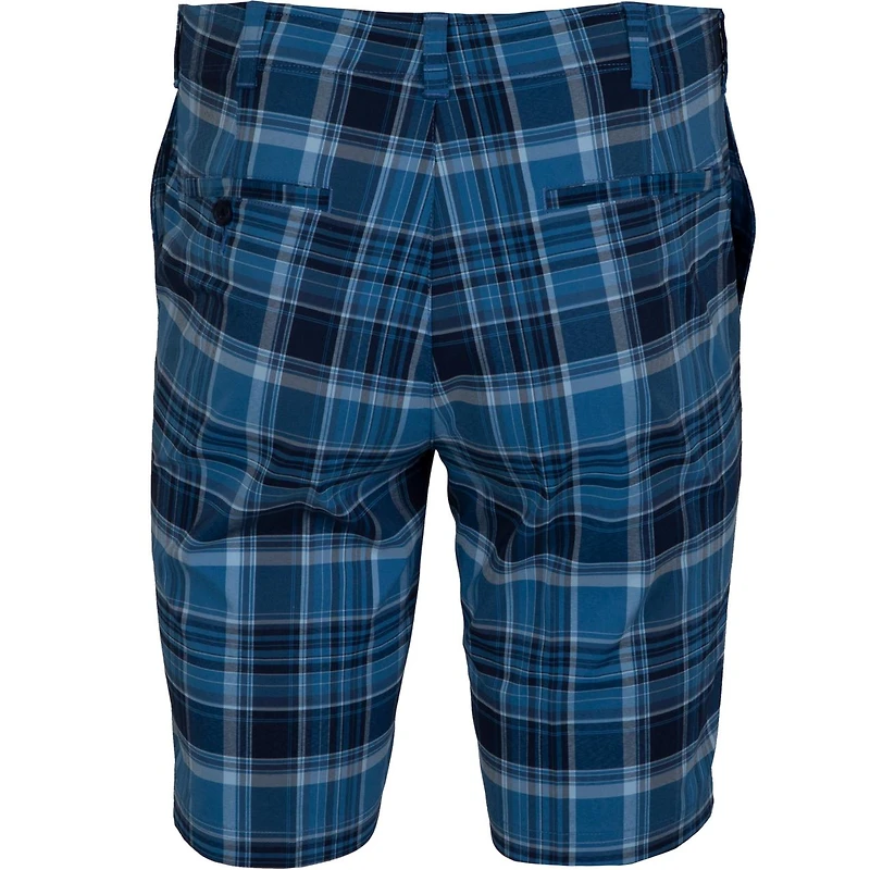 Men's Flat Front Yarn Dyed Madras Short