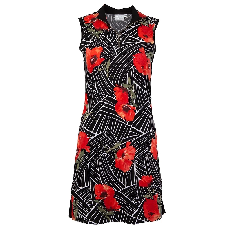 Women's All Over Floral Printed Dress