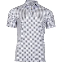 Men's Taxes Printed Skulls and Club  Stretch Jersey Short Sleeve Shirt