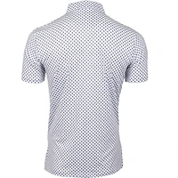 Men's Taxes Printed Skulls and Club  Stretch Jersey Short Sleeve Shirt