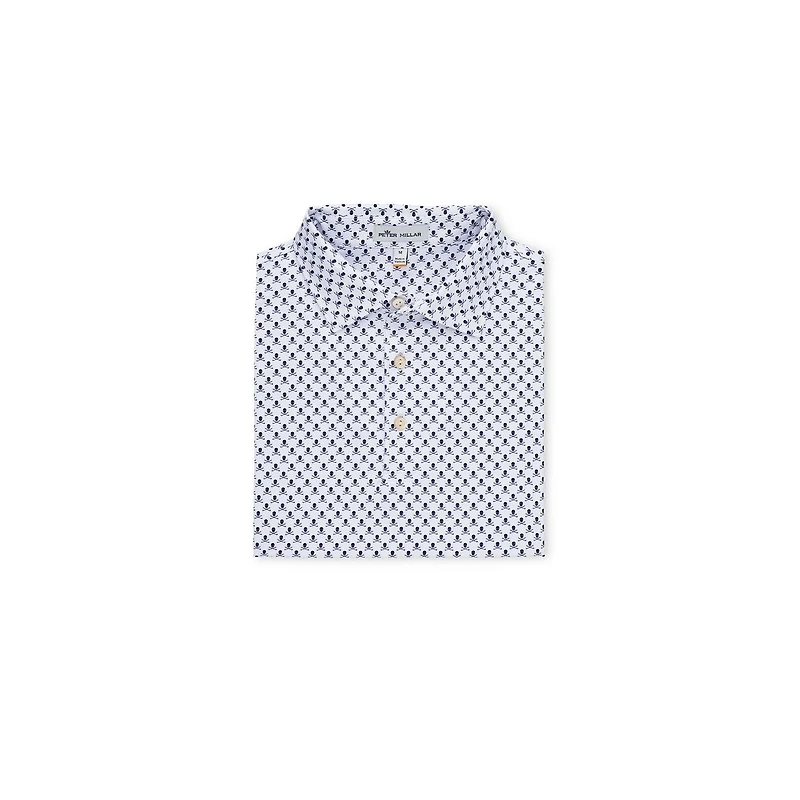 Men's Taxes Printed Skulls and Club  Stretch Jersey Short Sleeve Shirt