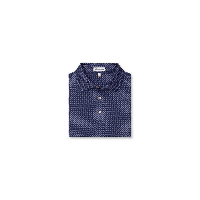Men's Midtown Printed Paisley Stretch Short Sleeve Shirt