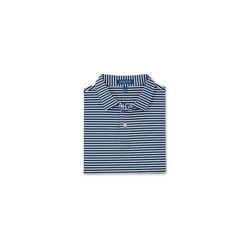 Men's Crown Crafted Miles Stripe Stretch Jersey Short Sleeve Shirt