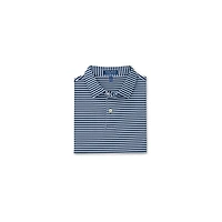 Men's Crown Crafted Miles Stripe Stretch Jersey Short Sleeve Shirt
