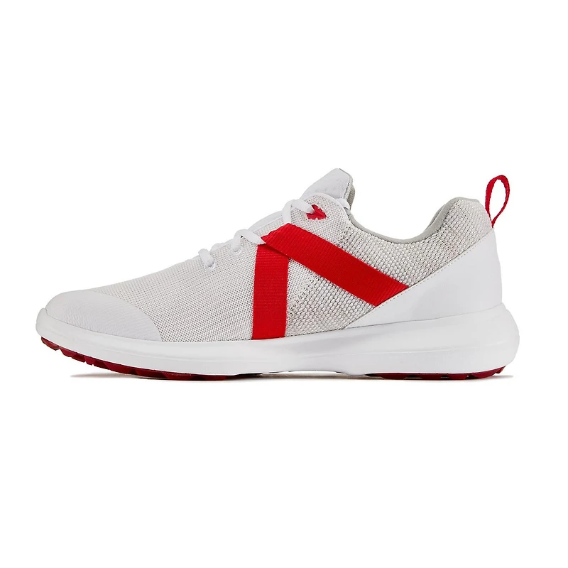 Men's Flex Canada Edition Spikeless Golf Shoe - White/Red