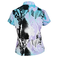 Women's Boa Print Short Sleeve Top