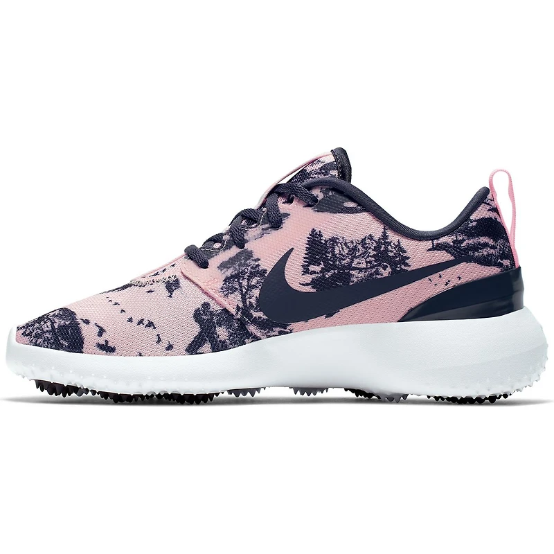 Women's Roshe G Printed Spikeless Golf Shoe - Pink/Dark Grey
