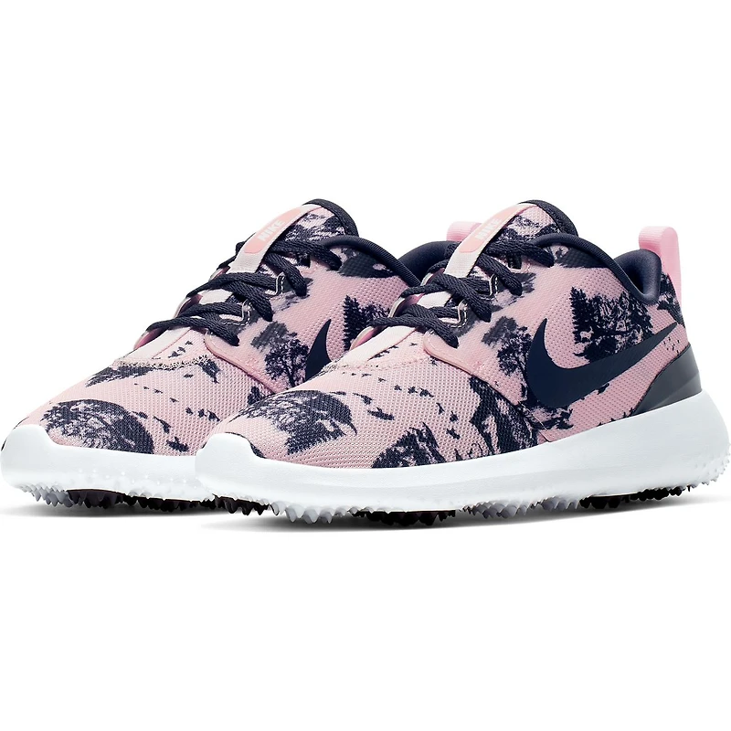 Women's Roshe G Printed Spikeless Golf Shoe - Pink/Dark Grey