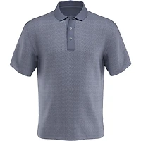 Men's Mini Diamond Jacquard Heather Short Sleeve Shirt