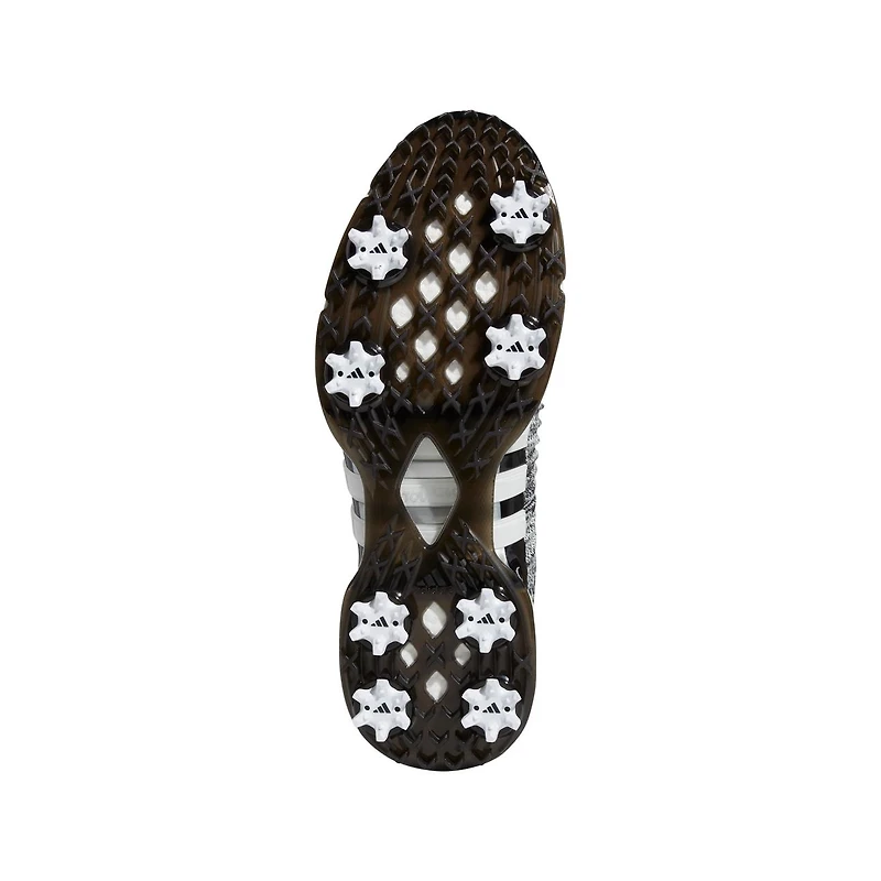 Men's Tour360 Primeknit Spiked Golf Shoes - Black/White