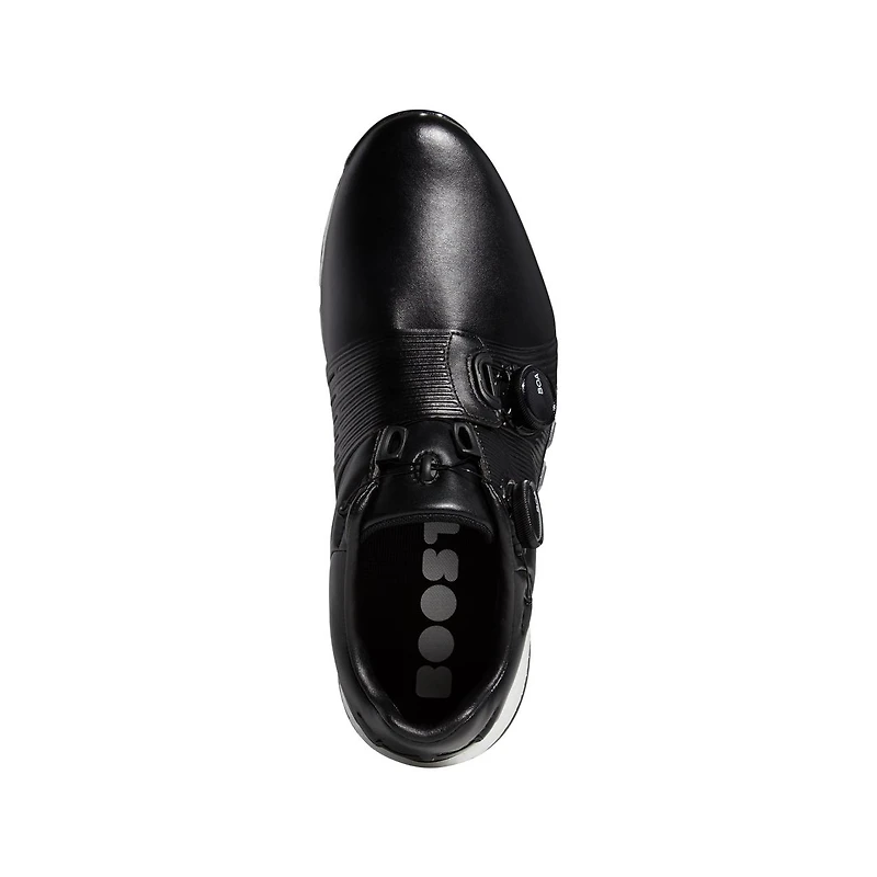 Men's Tour360 XT Twin Boa Spiked Golf Shoes - Black/Silver/White