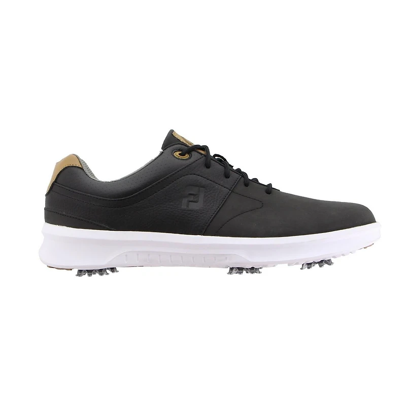 Men's Contour Spiked Golf Shoe - Black