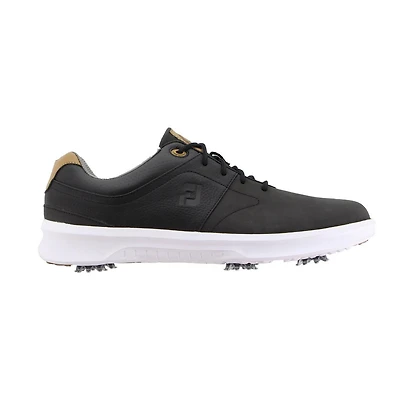 Men's Contour Spiked Golf Shoe - Black
