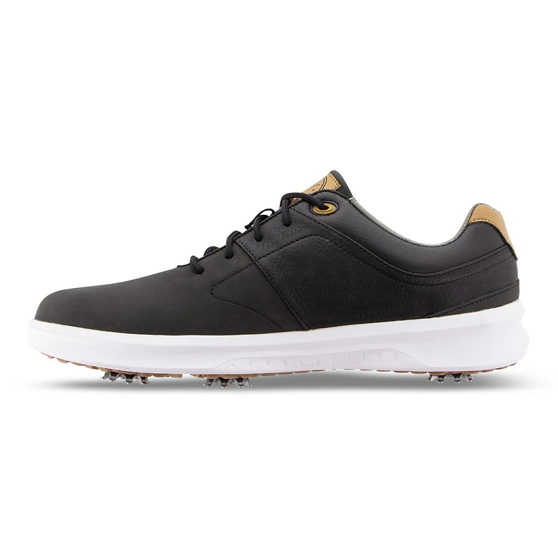 Men's Contour Spiked Golf Shoe - Black
