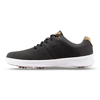 Men's Contour Spiked Golf Shoe - Black