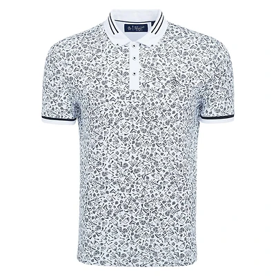 Men's Utilitarian Hiking Print Short Sleeve Shirt