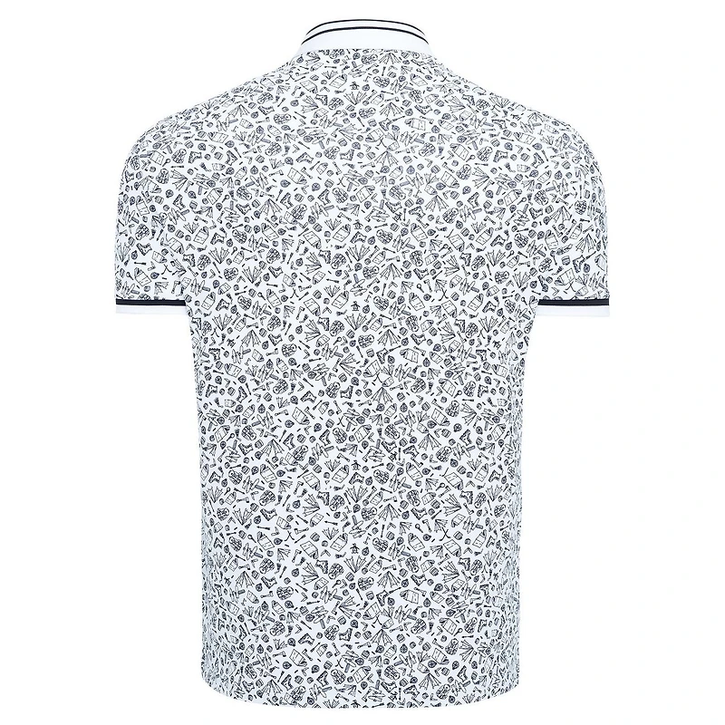 Men's Utilitarian Hiking Print Short Sleeve Shirt