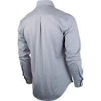 Men's Cards Woven Long Sleeve Shirt