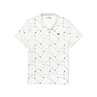Men's Tile Print Breathable Stretch Jersey Short Sleeve Shirt