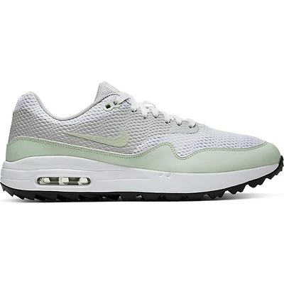 Men's Air Max 1 G Spikeless Golf Shoe - White/Light Green/Grey