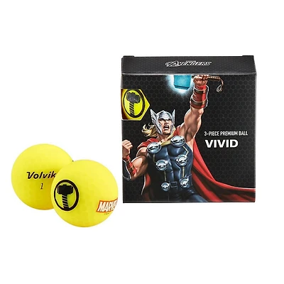Vivid 4 Pack Golf Balls