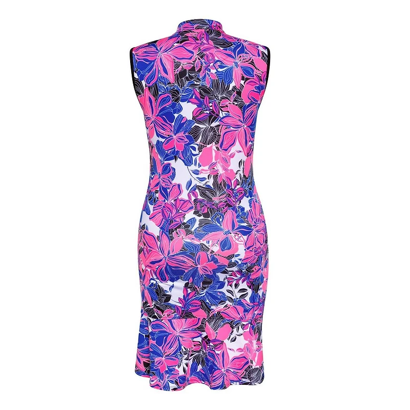Women's Floral Printed Sleeveless Dress