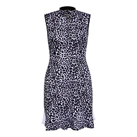 Women's Animal Printed Sleeveless Dress