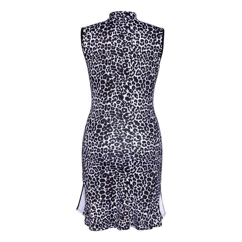 Women's Animal Printed Sleeveless Dress