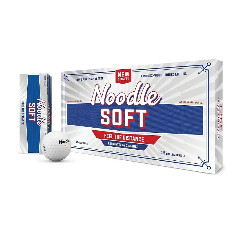 Noodle Soft Golf Balls  - 15 Pack