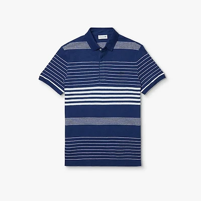 Men's Striped Short Sleeve Polo