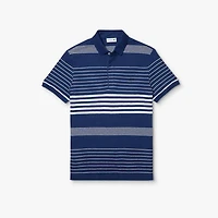 Men's Striped Short Sleeve Polo