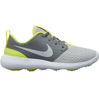 Junior Roshe G Spikeless Golf Shoe - Grey/Yellow