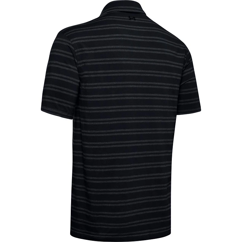 Men's Charged Cotton Scramble Stripe Short Sleeve Polo