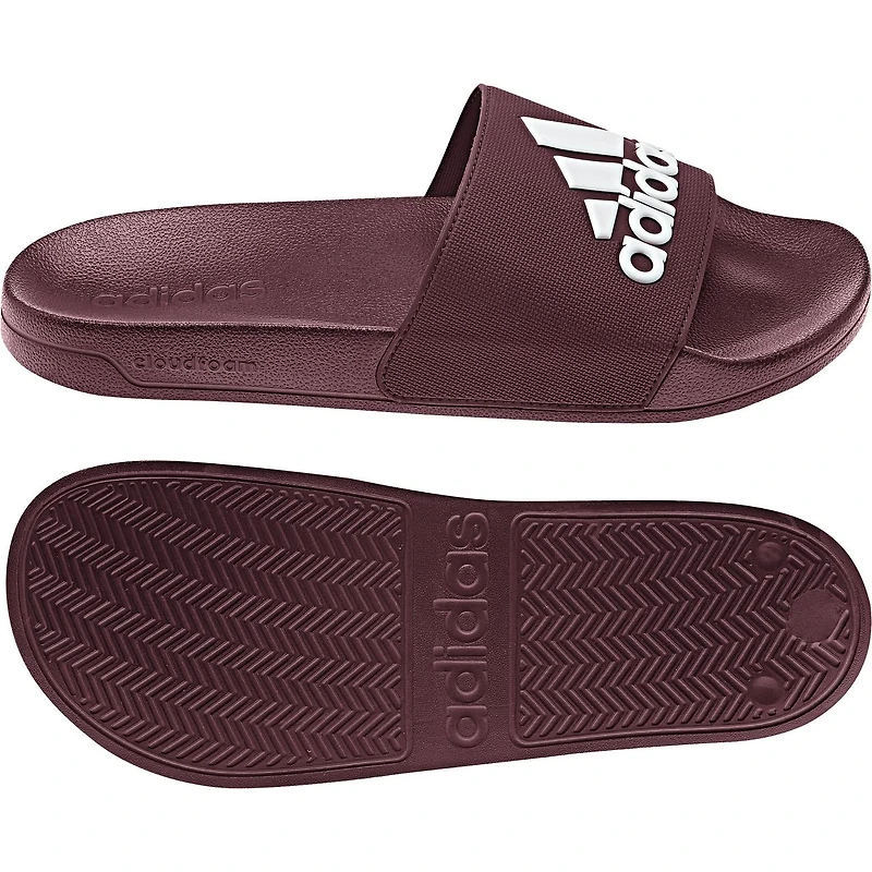 Men's Adilette Slides - Dark Red