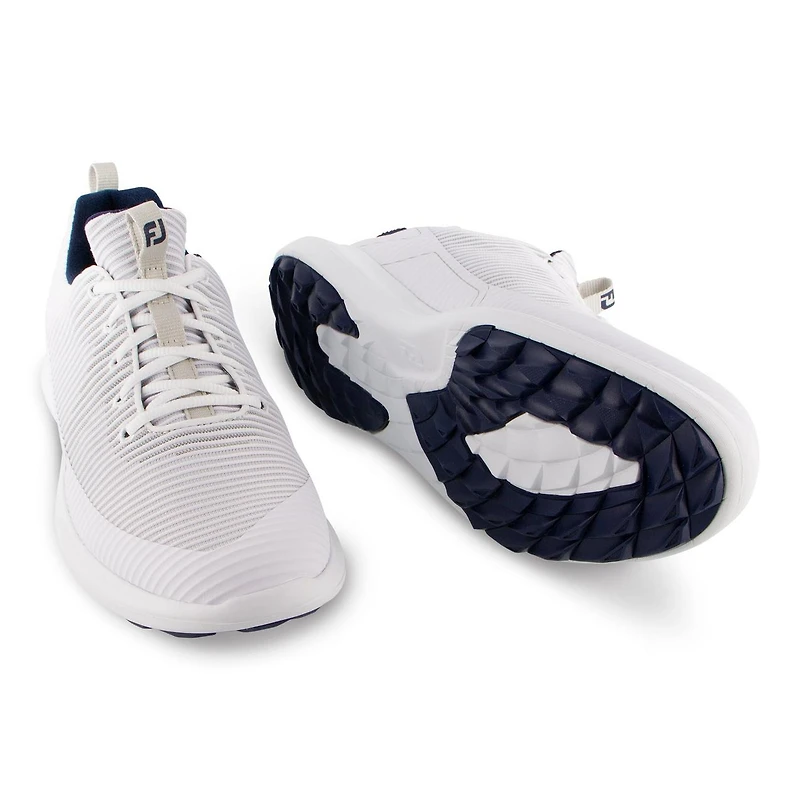 Men's Flex XP Spikeless Golf Shoe - White/Navy