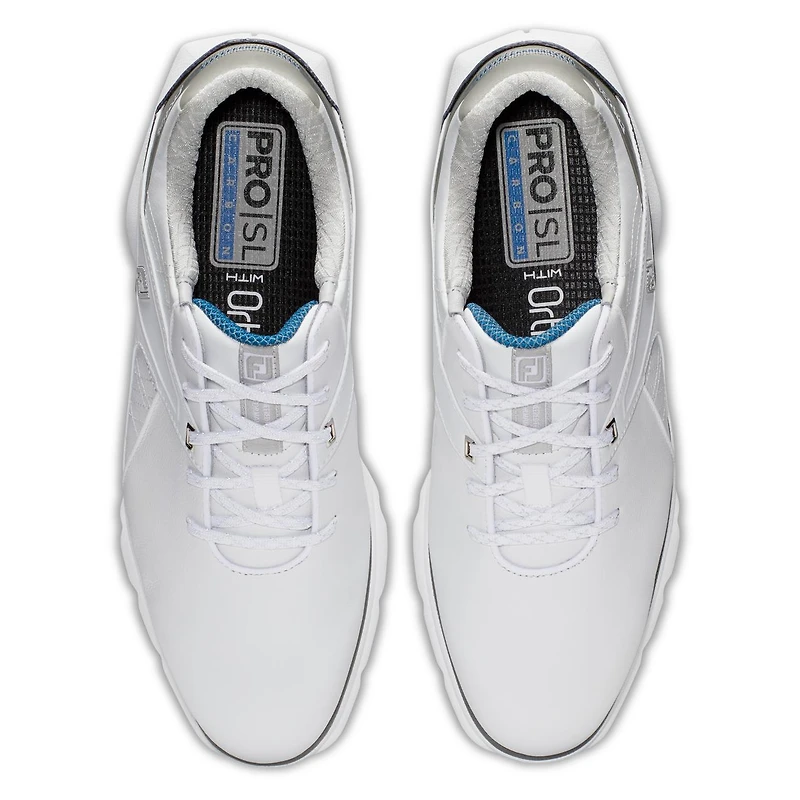 Men's Pro SL Carbon Spikeless Golf Shoe - White/Grey