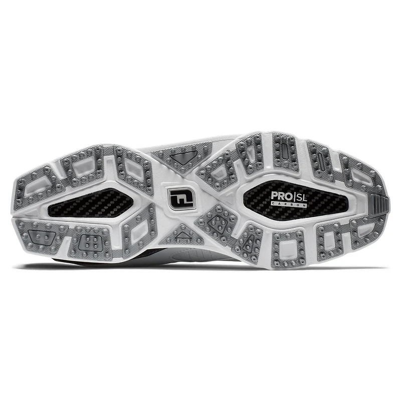 Men's Pro SL Carbon Spikeless Golf Shoe - White/Grey