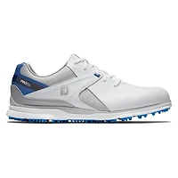Men's Pro SL Spikeless Golf Shoe - White/Blue/Grey