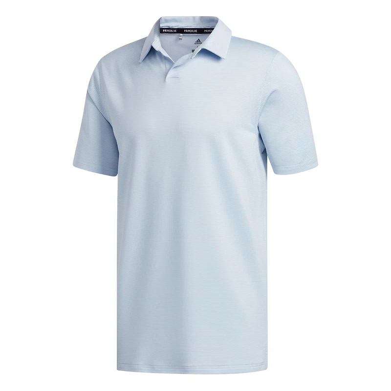 Men's Primeblue Striped Short Sleeve Polo