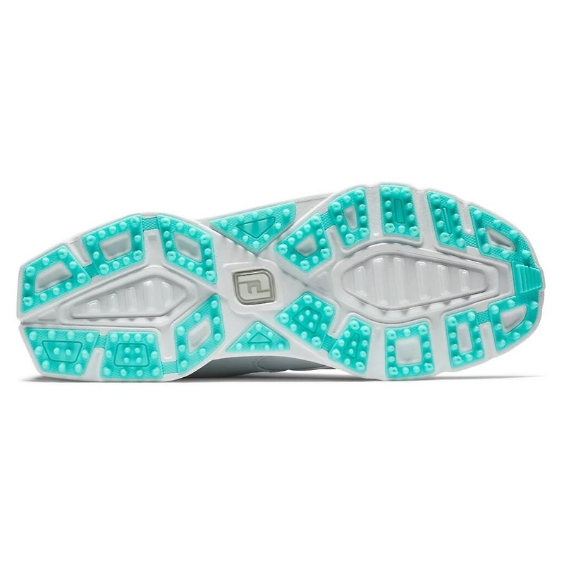 Women's Pro SL Spikeless Golf Shoe - White/Light Blue