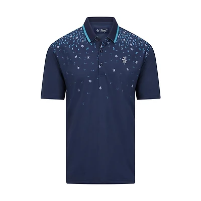 Men's Happy Hour Printed Short Sleeve Polo