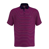 Men's 3-Colour Stripe Short Sleeve Polo