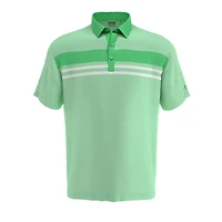 Men's Birdseye Colourblock Short Sleeve Polo