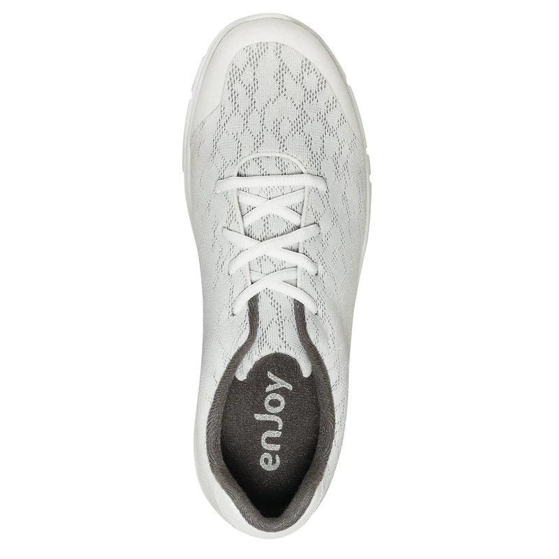 Women's Enjoy Spikeless Golf Shoe - White/Grey