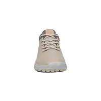 Women's Goretex S-Three Spikeless Golf Shoe - Tan/Grey/Light Blue