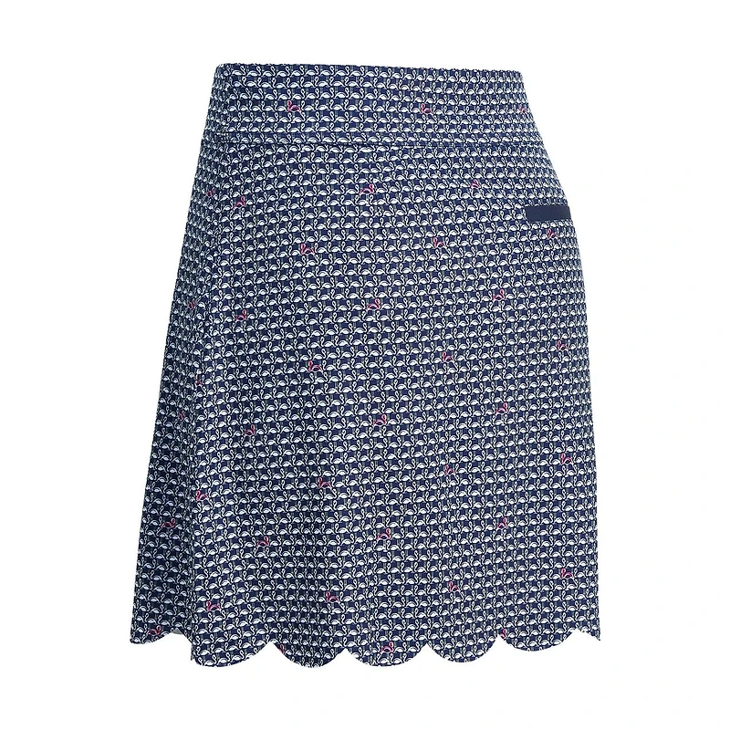 Women's All Over Printed Flamingo Skort
