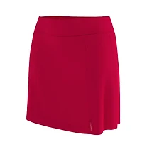 Women's Solid Stretch Knit 17 Inch Skort