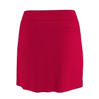 Women's Solid Stretch Knit 17 Inch Skort