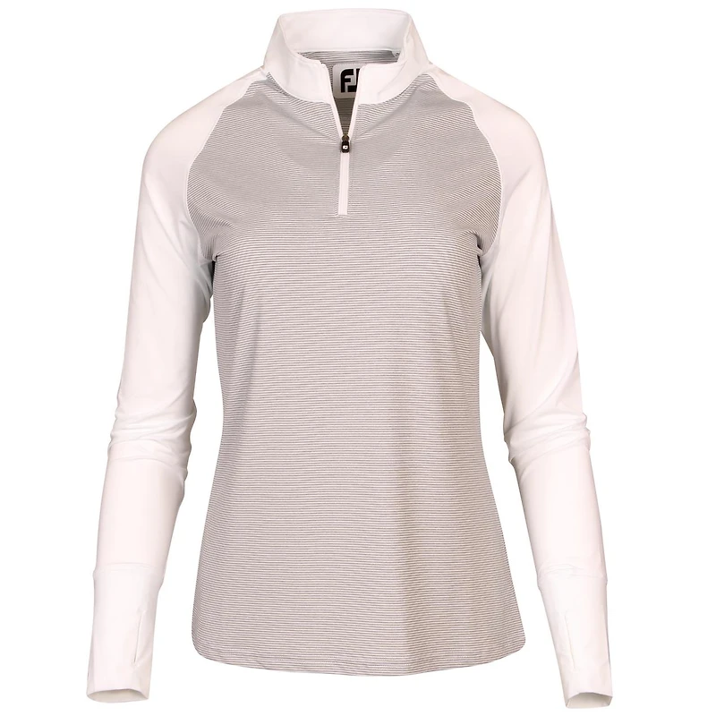 Women's Quarter Zip Sun Protection Pullover Long Sleeve Top