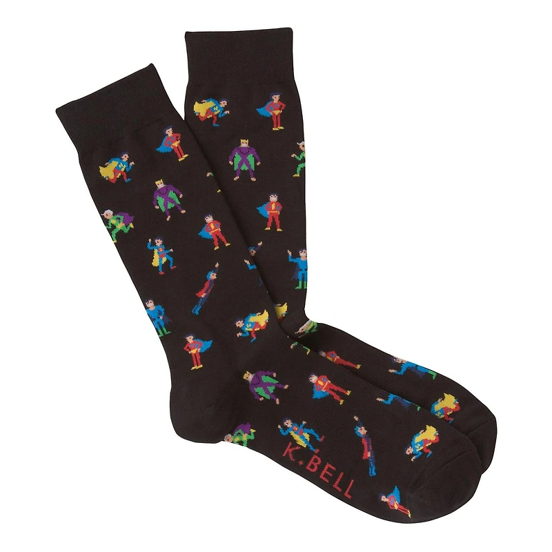 Men's Super Heroes Crew Sock